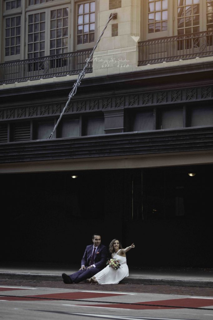Houston wedding photographer capturing a couple's celebration