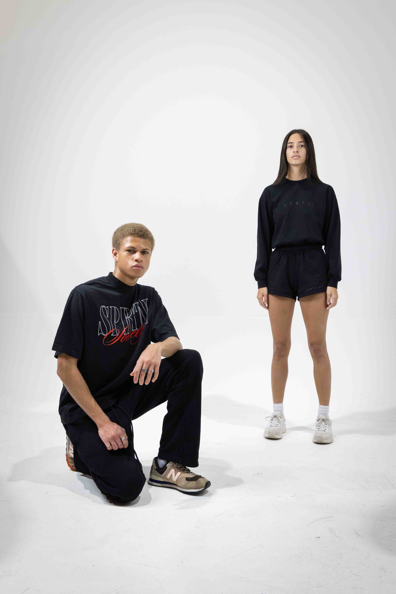 Apparel product photography, studio streetwear shoot