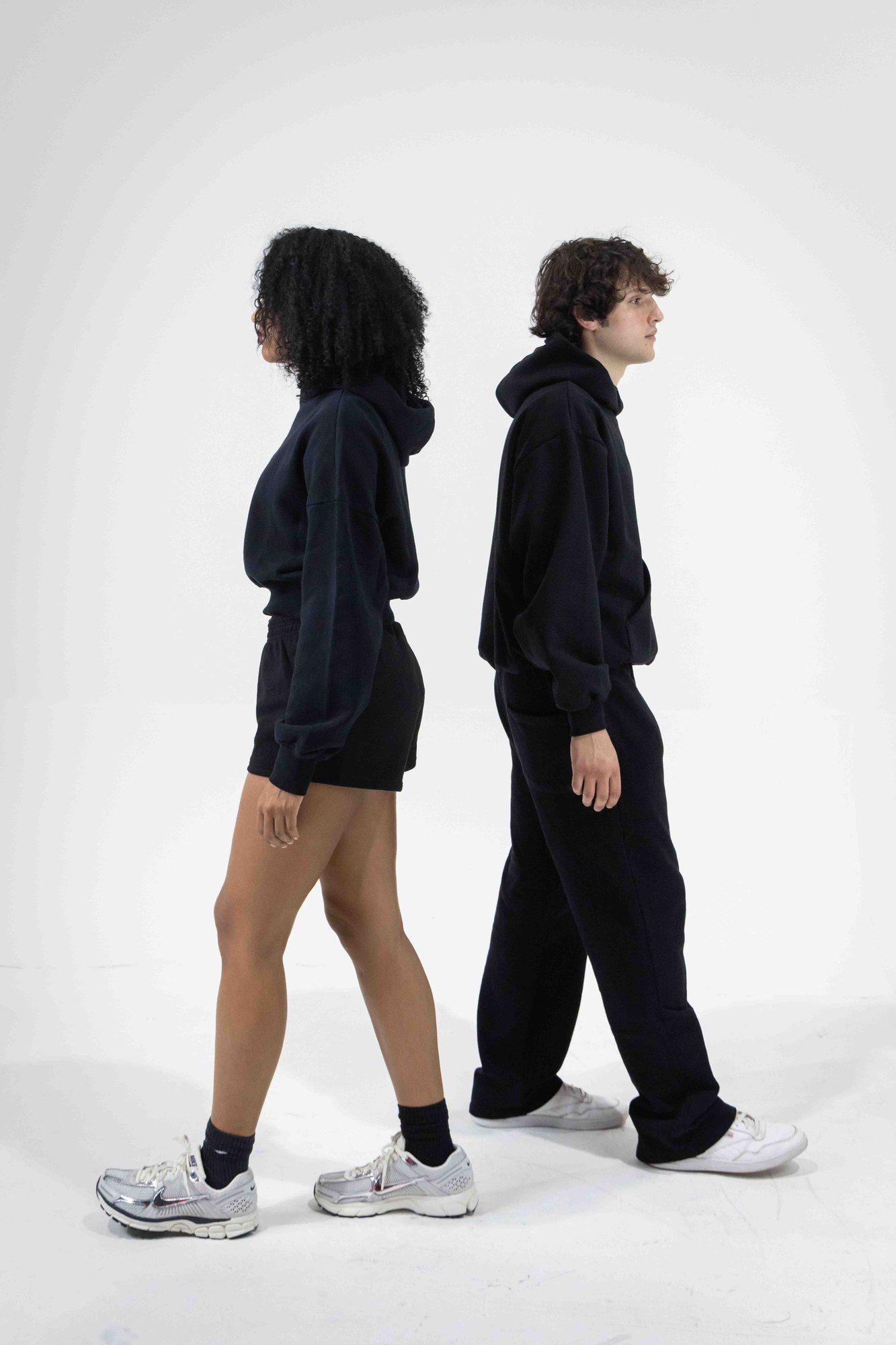 Apparel product photography, studio streetwear shoot