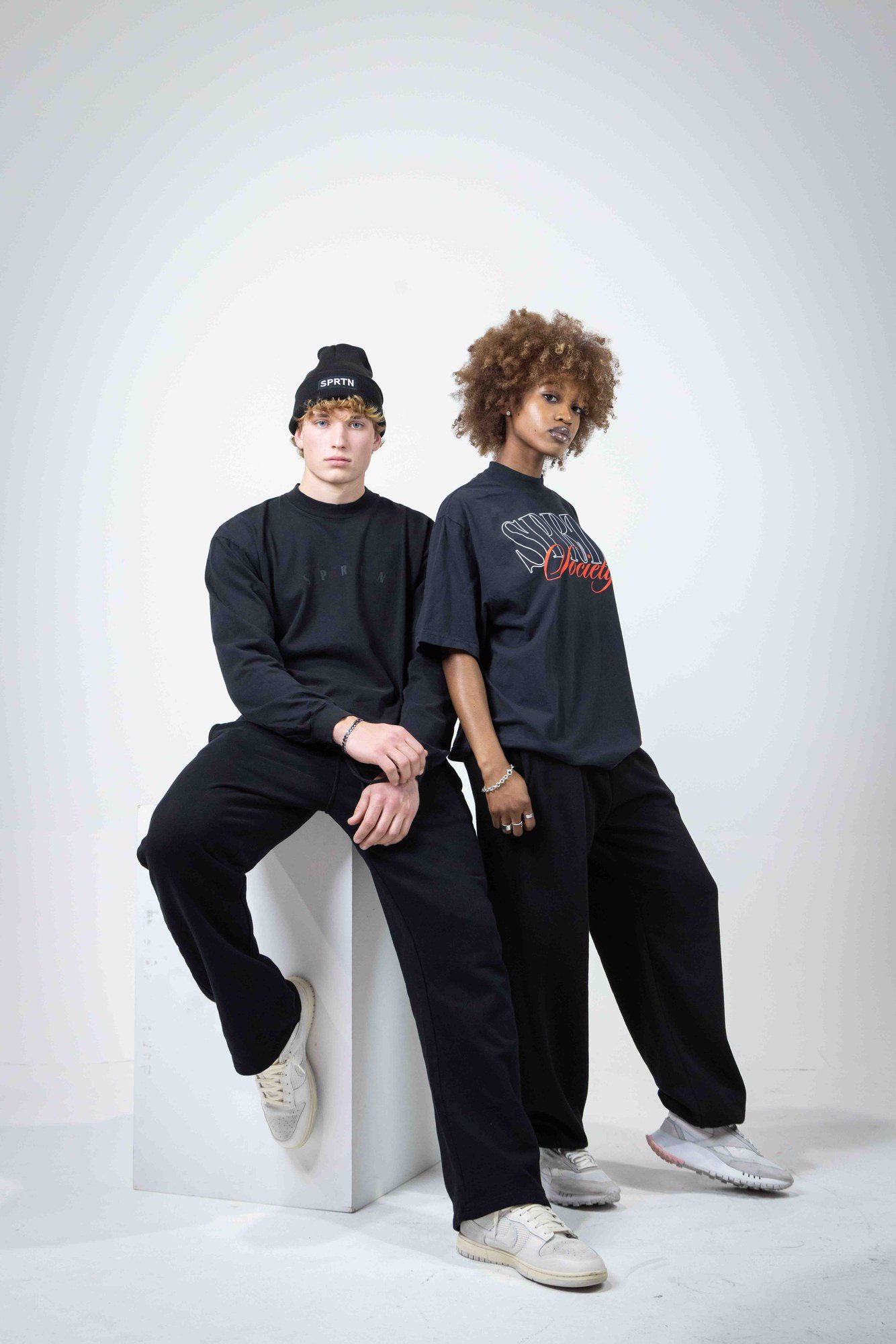 Apparel product photography, studio streetwear shoot