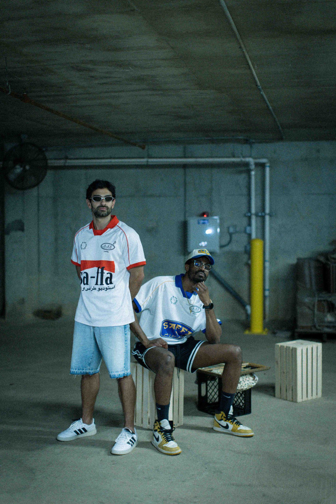 Apparel lifestyle product photography, streetwear brand shoot